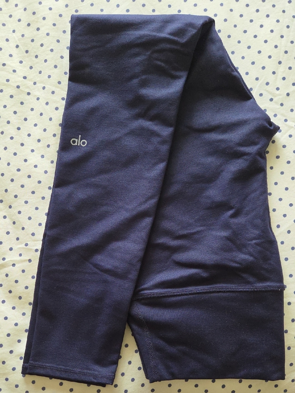 ALO Yoga Woman's Navy Stretch Leggings